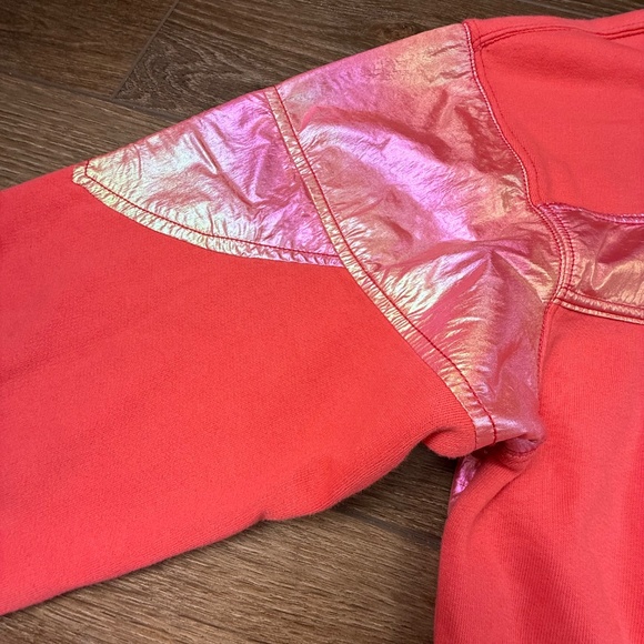 FP Movement by Free People Away We Go Half Zip Pink/Iridescent, Sz L NWT - Picture 14 of 16